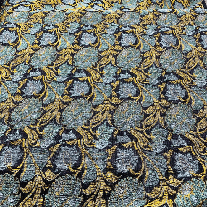Ajanta lotus pattern Himroo fabric design Aurangabad Himroo Factory